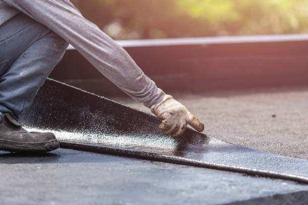 Professional Emergency Waterproofing technician working in Mansfield, OH